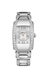 Chopard La Strada 26 Mop Dial White Gold Diamond Bezel 2 Row Diamond Bracelet 419400-1004